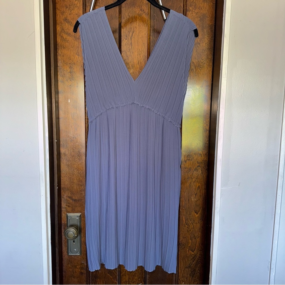 Lovestitch Blue Pleated Dress